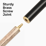 Jonny 8 Ball COMBI Length Adjustable 5 Piece Ash Snooker Pool Cue – 9mm Tip