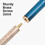 Jonny 8 Ball COMBI Length Adjustable 5 Piece Ash Snooker Pool Cue – 9mm Tip