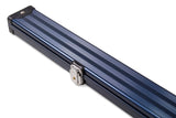 3/4 Lockable Aluminium Snooker Pool Cue Case with Tough Plastic Ends - Holds 1 3/4 Joint Cue + Extensions