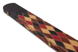 Baize Master 1 Piece DIAMONDS Luxury Round Ends Snooker Pool Cue Case with Studs - Holds 3 Cues