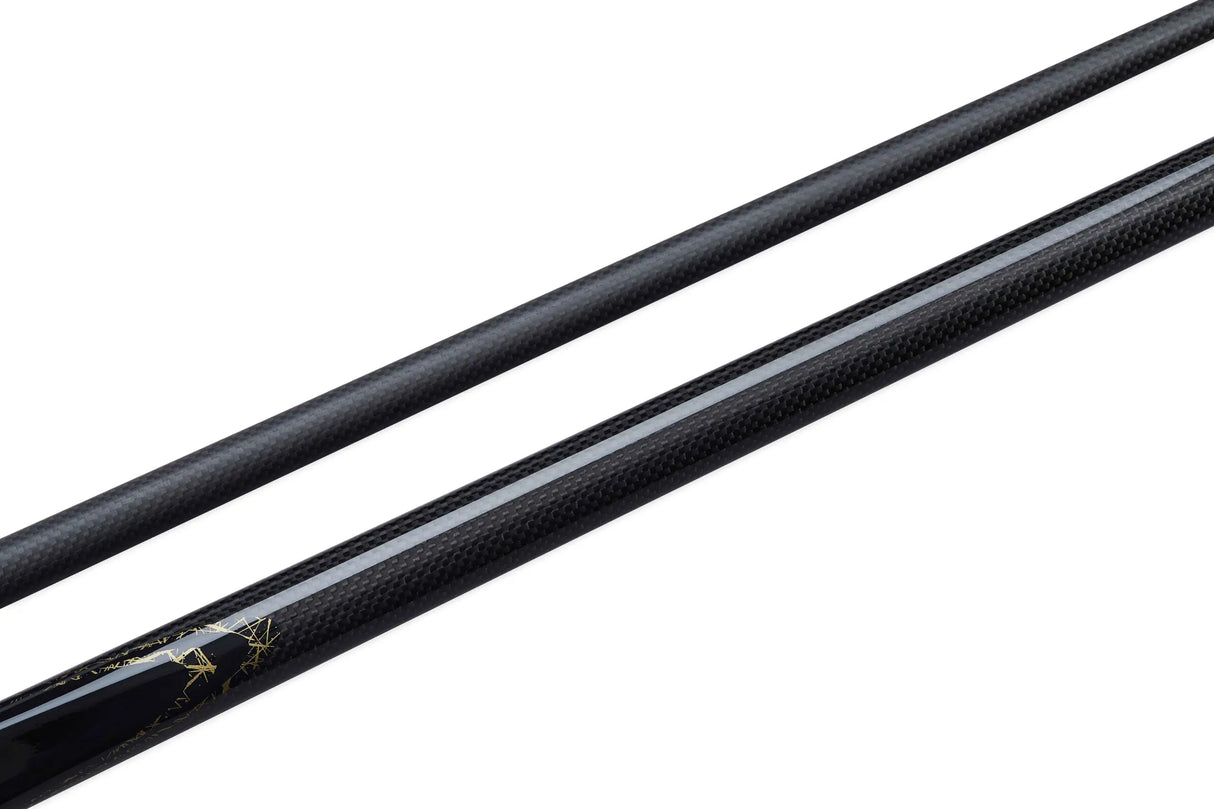 PowerGlide ARAMID 57 Inch 2 Piece Centre Joint Carbon Fibre Snooker Cue 10mm Tip