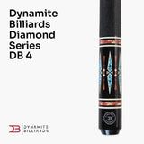 Dynamite Billiards DB4 Nitro Carbon Fiber American Pool Cue – 11.9mm HOW Black Tip – Designed by Darren Appleton