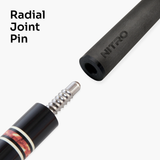 Dynamite Billiards DB4 Nitro Carbon Fiber American Pool Cue – 11.9mm HOW Black Tip – Designed by Darren Appleton