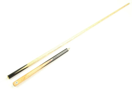 Peradon KING 58" Hand Spliced Genuine Ebony Ash 3/4 Jointed Pool Cue, 9.5mm Tip