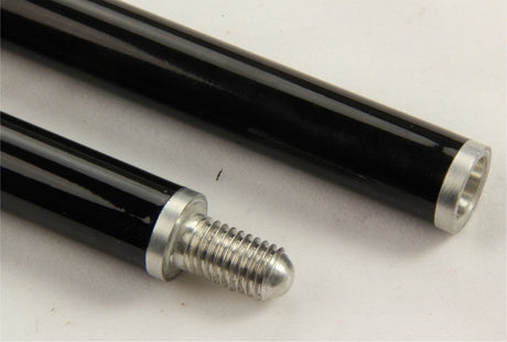 57 Inch Jonny 8 Ball Black Carbon 2pc SLIM LINE Snooker CUE REST and CLEAR Rest Head - Transportable