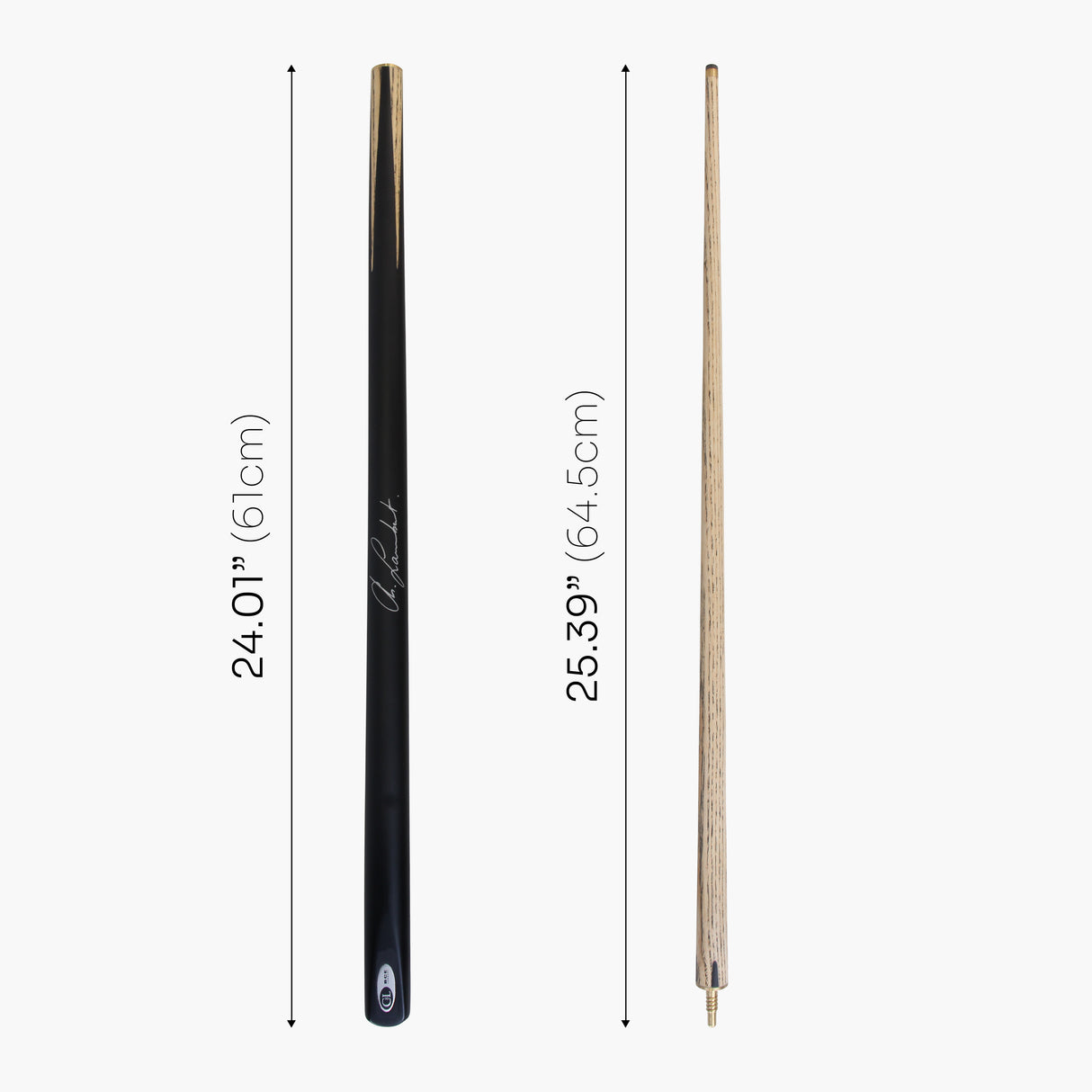 BCE Christophe Lambert 48 Inch JUNIOR CHAMPION 2pc English Pool Cue - 8.5mm Tip