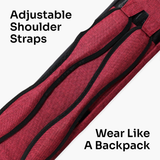 Dynamite Billiards by Darren Appleton 2 Piece American Pool Cue Case Bag with Shoulder Straps – 2 x 4 – Holds 2 Butts and 4 Shafts