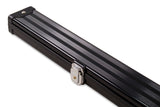 1 Piece Wide Aluminium LOCKABLE LUXURY Snooker Pool Cue Case - Holds 2 Cues