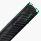 FFGM The Rocket Ronnie O'Sullivan 1 Piece 3 Slot Ultra Luxury Black and Green Snooker and Pool Cue Case - Holds 3 x One Piece Cues