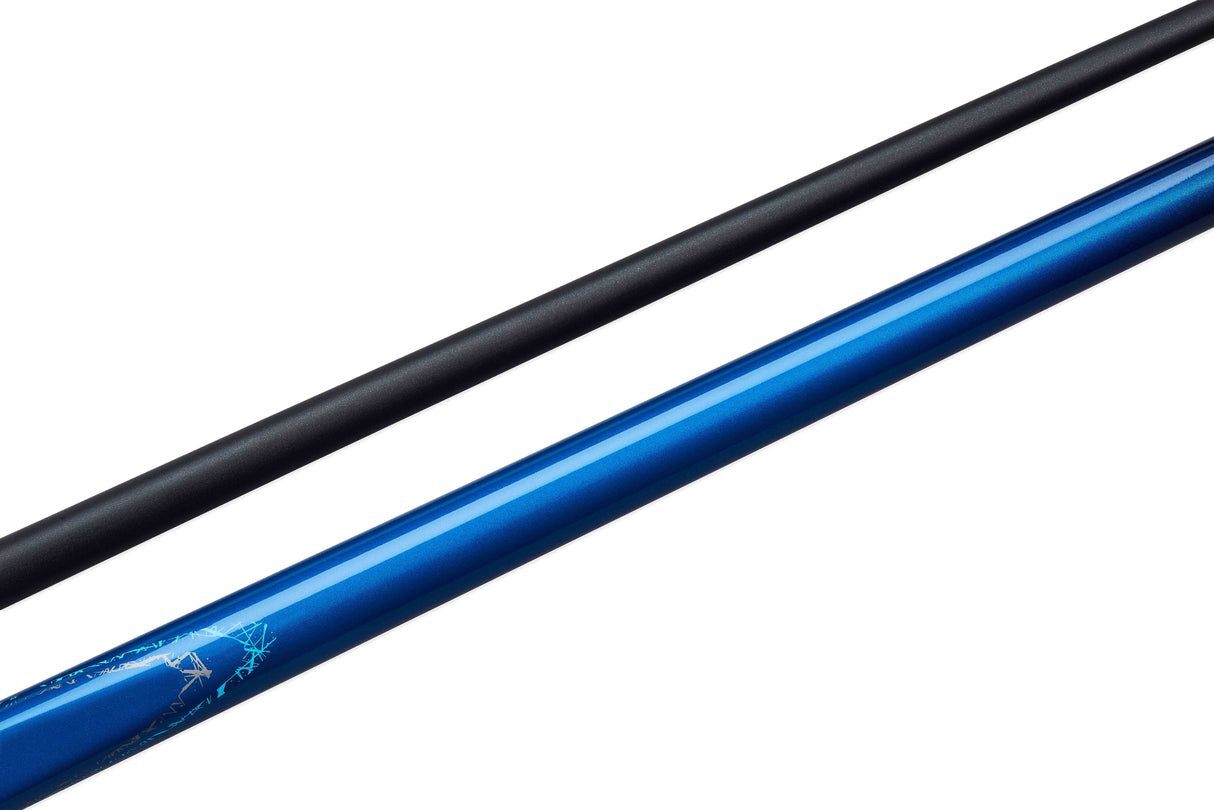 PowerGlide ARAMID 57 Inch 2 Piece Centre Joint Carbon Fibre Snooker Cue 10mm Tip