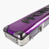 FFGM The Rocket Ronnie O'Sullivan 1 Piece 3 Slot Ultra Luxury Purple Snooker and Pool Cue Case - Holds 3 x One Piece Cues