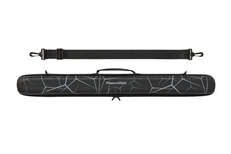 PowerGlide Svartur 2 Piece Tubular Snooker Pool Cue Case - Max Shaft Length 75cm