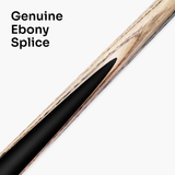 Baize Master Power Breaker Zebrano 57 Inch 1 Piece English Pool Break Cue with Ash Shaft and Ebony Splice - 10.2mm Phenolic Tip and Round Butt End – For Breaking Only