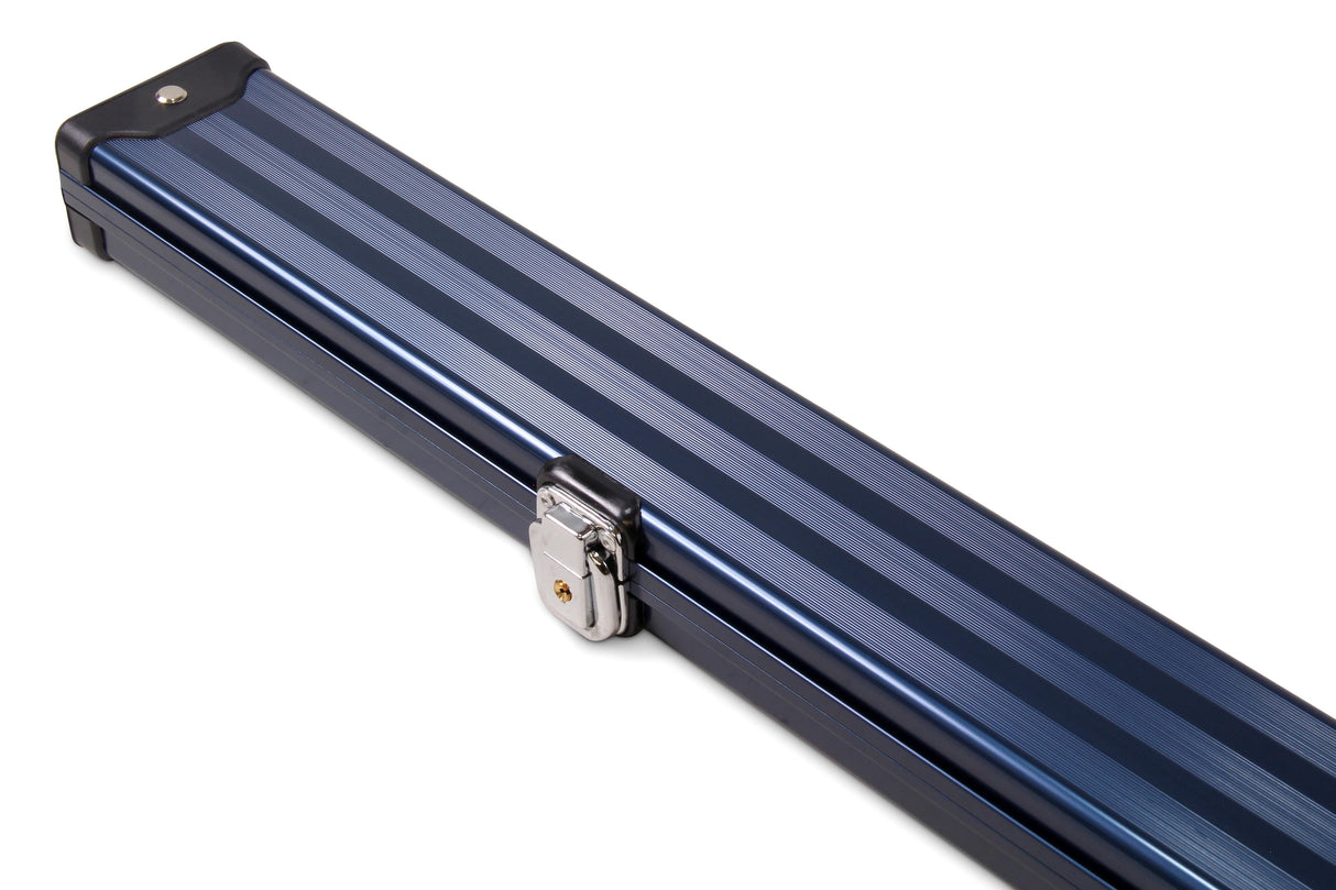 1 Piece Wide Aluminium LOCKABLE LUXURY Snooker Pool Cue Case - Holds 2 Cues
