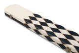 Baize Master 1 Piece DIAMONDS Luxury Round Ends Snooker Pool Cue Case with Studs - Holds 3 Cues
