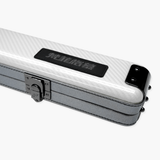 FFGM The Rocket Ronnie O'Sullivan 1 Piece 2 Slot Ultra Luxury White Snooker and Pool Cue Case - Holds 2 x One Piece Cues Cue + Case