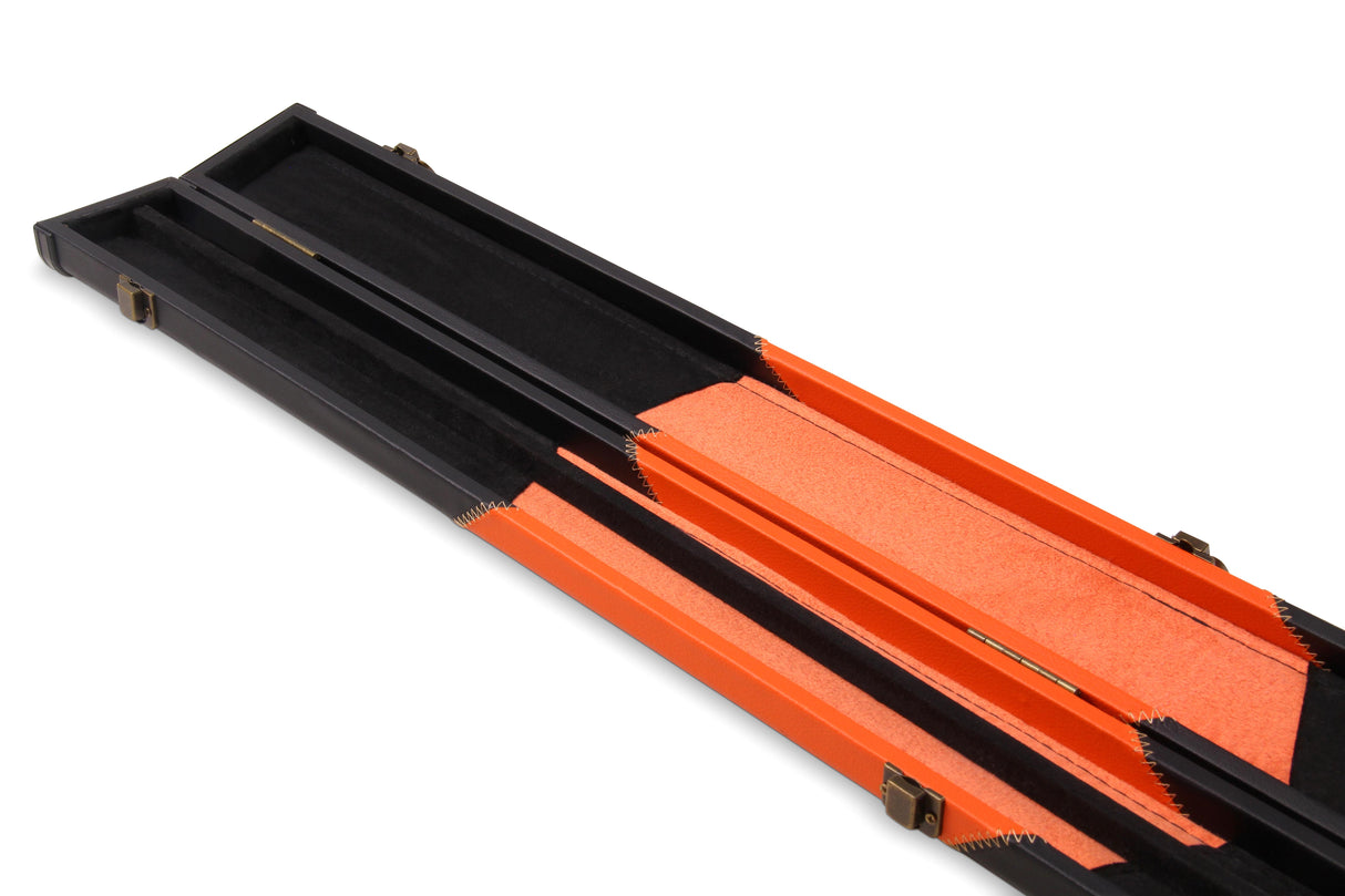 Baize Master 1 Piece ARROW Snooker Pool Cue Case with Plastic Ends - Holds 2 Cues