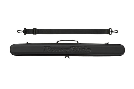 PowerGlide Svartur 2 Piece Tubular Snooker Pool Cue Case - Max Shaft Length 75cm