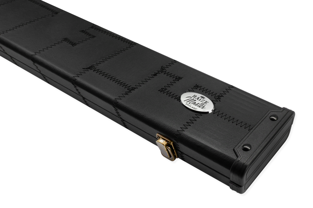 Baize Master 1 Piece Wide Patch Snooker Pool Cue Case with Plastic Ends - Holds 3 Cues
