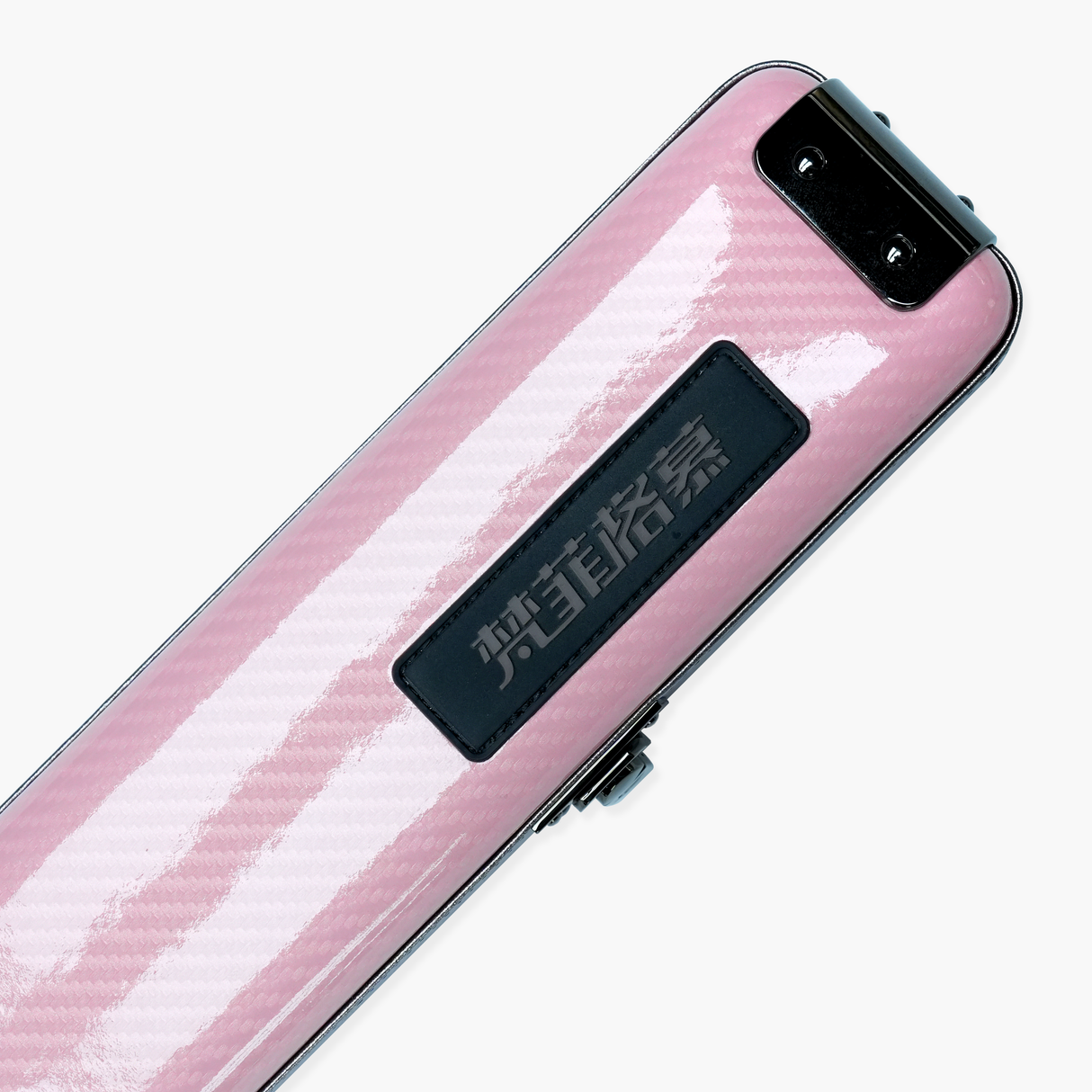 FFGM The Rocket Ronnie O'Sullivan 1 Piece 2 Slot Ultra Luxury Pink Snooker and Pool Cue Case - Holds 2 x One Piece Cues Cue + Case