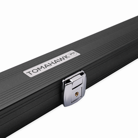 Tomahawk Eco 3/4 Aluminium Lockable Snooker and Pool Cue Case – Holds One 3/4 Joint Cue + Extensions Tomahawk