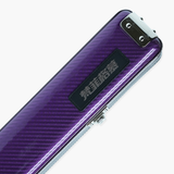 FFGM The Rocket Ronnie O'Sullivan 1 Piece 2 Slot Ultra Luxury Purple Snooker and Pool Cue Case - Holds 2 x One Piece Cues Cue + Case