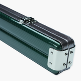 FFGM The Rocket Ronnie O'Sullivan 1 Piece 2 Slot Ultra Luxury Green Snooker and Pool Cue Case - Holds 2 x One Piece Cues Cue + Case