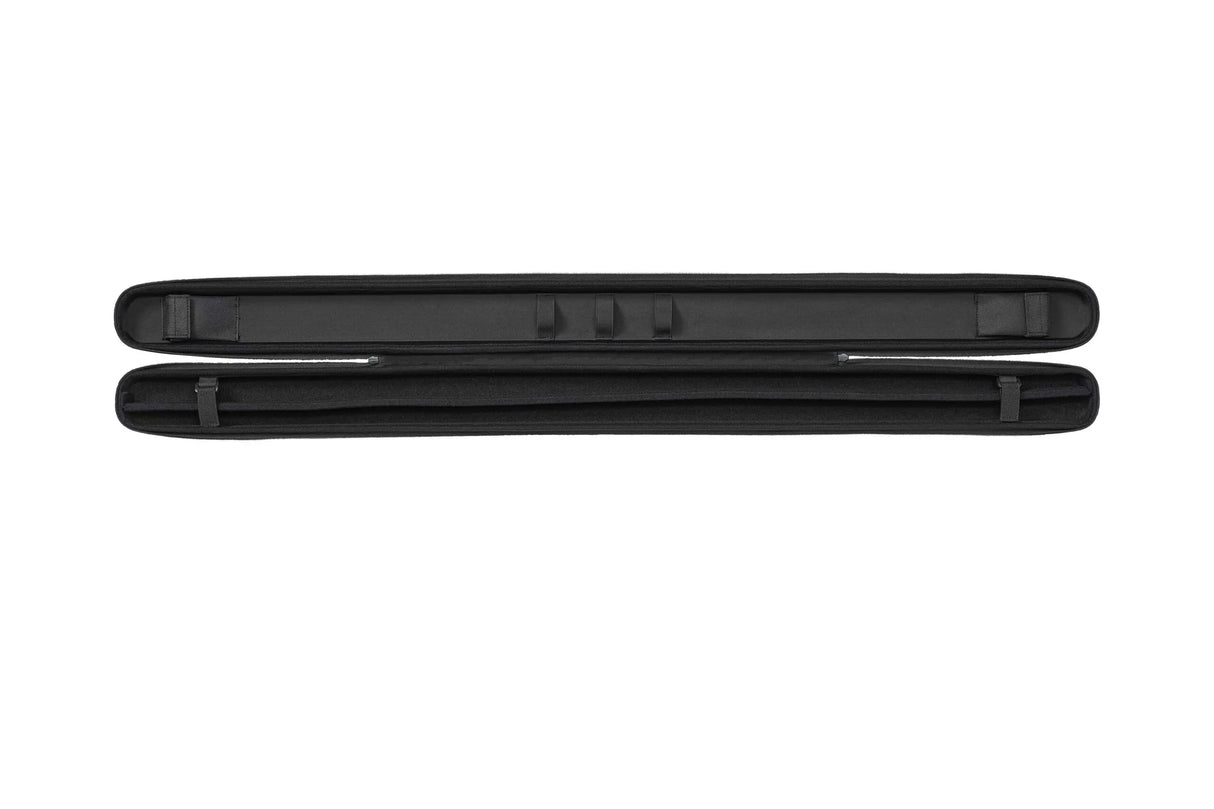 PowerGlide Svartur Black 3/4 Tubular Snooker Pool Cue Case - Max Shaft Length 111cm