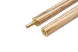 Jonny 8 Ball 2 Piece PURPLE SNIPER Pool Cue and Case Set with Jonny 8 Ball Black Reinforced Case + 2 Chalks
