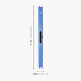 Baize Master SATIN LINE 3/4 Luxury Aluminium Cue Case - Holds 1 x 3/4 Joint Cue + Extensions