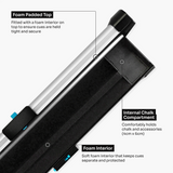 Baize Master Fusion One Piece 2 Slot Luxury Aluminium Snooker and Pool Cue Case with Trigger™ Lock – Holds 2 x One Piece Cues Baize Master