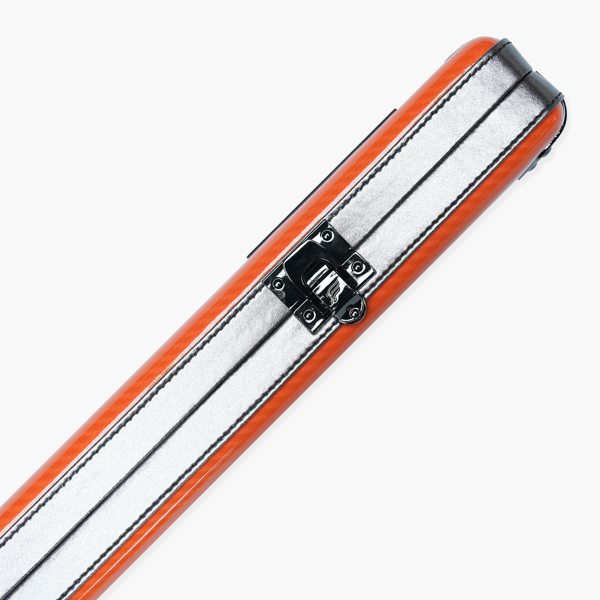 FFGM The Rocket Ronnie O'Sullivan 1 Piece 2 Slot Ultra Luxury Orange Snooker and Pool Cue Case - Holds 2 x One Piece Cues Cue + Case