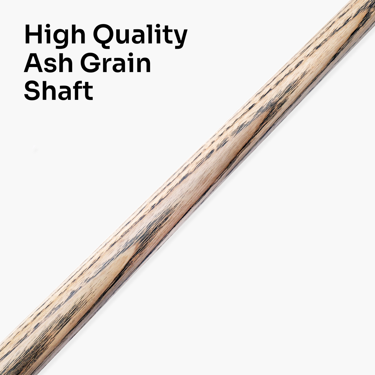 Baize Master Power Breaker Zebrano 57 Inch 1 Piece English Pool Break Cue with Ash Shaft and Ebony Splice - 10.2mm Phenolic Tip and Round Butt End – For Breaking Only