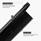 Baize Master Summit ¾ 3 Slot Luxury Aluminium Snooker and Pool Cue Case with Chunky Metal Ends – Holds 2 x ¾ Joint Cues