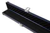 1 Piece Wide Aluminium LOCKABLE LUXURY Snooker Pool Cue Case - Holds 2 Cues