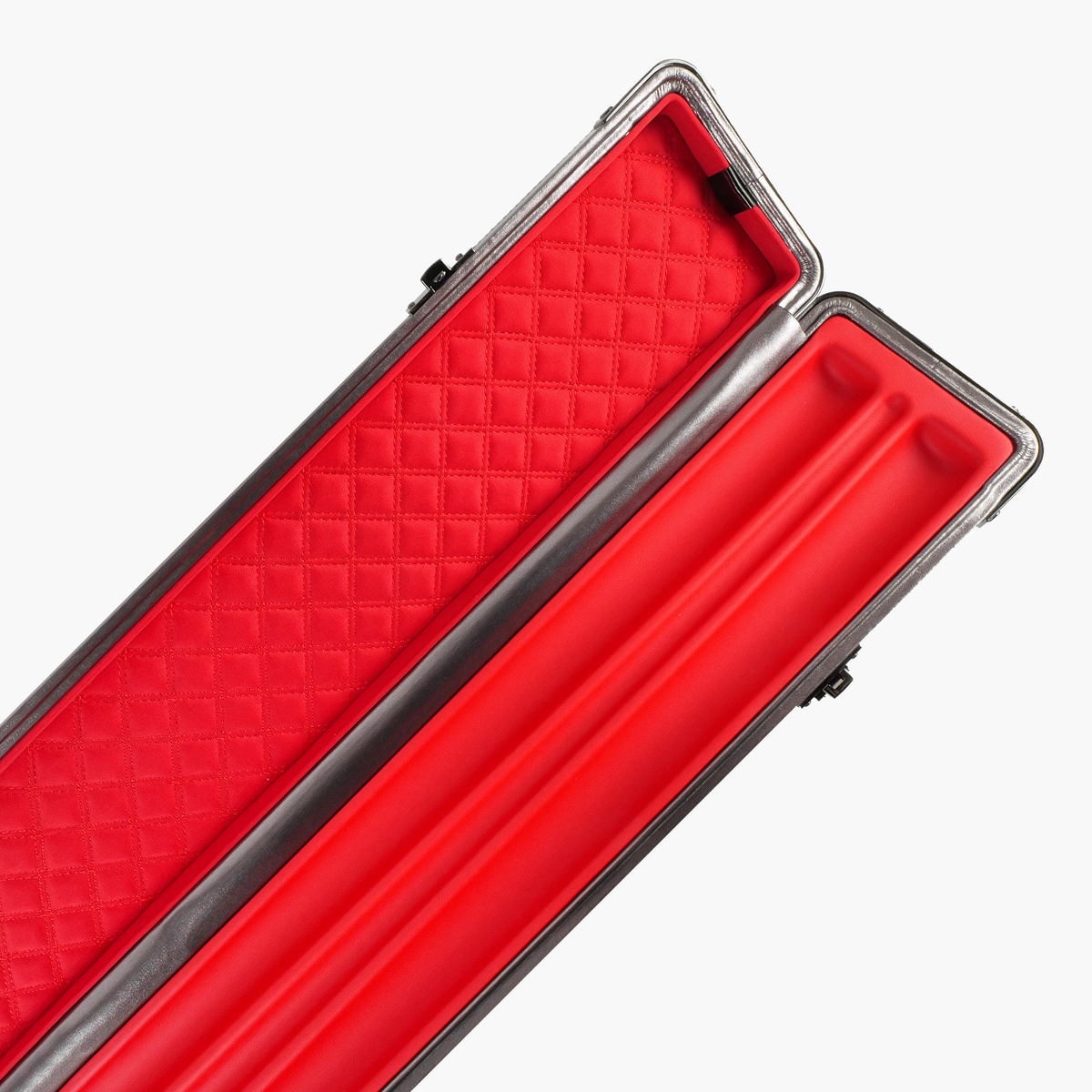FFGM The Rocket Ronnie O'Sullivan 1 Piece 3 Slot Ultra Luxury White Snooker and Pool Cue Case - Holds 3 x One Piece Cues