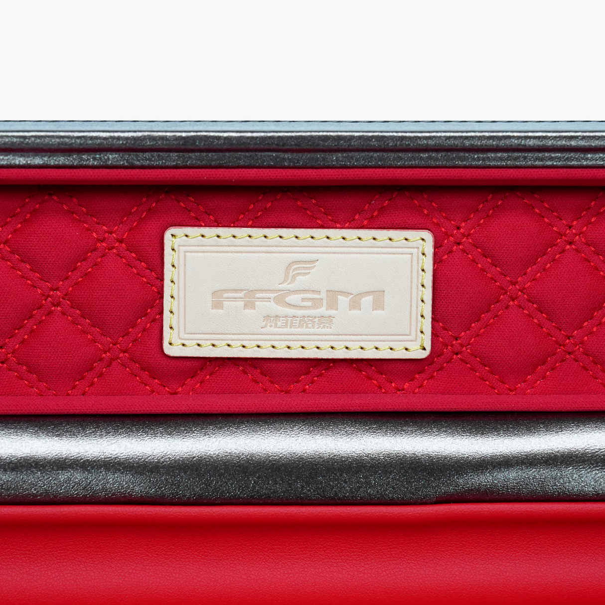 FFGM The Rocket Ronnie O'Sullivan 1 Piece 2 Slot Ultra Luxury White Snooker and Pool Cue Case - Holds 2 x One Piece Cues Cue + Case