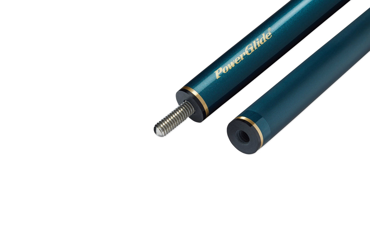 PowerGlide ARAMID 57 Inch 2 Piece Centre Joint Carbon Fibre Snooker Cue 10mm Tip