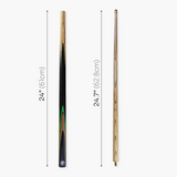Jonny 8 Ball 48 Inch 2 Piece VANQUISH Junior Kids Snooker Pool Cue and HARD CASE Set 10mm Tip