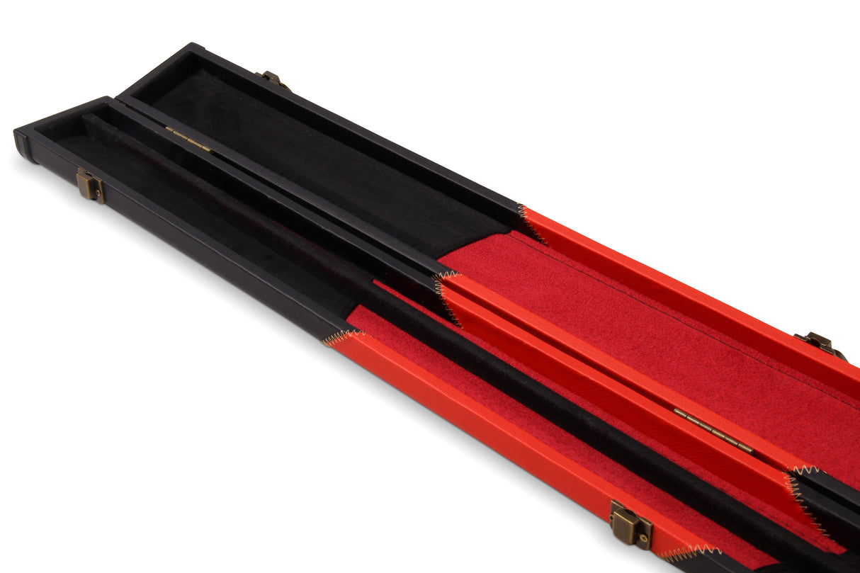 Baize Master 1 Piece ARROW Snooker Pool Cue Case with Plastic Ends - Holds 2 Cues