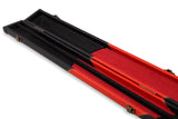 Baize Master 1 Piece ARROW Snooker Pool Cue Case with Plastic Ends - Holds 2 Cues