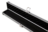 1 Piece Wide Aluminium LOCKABLE LUXURY Snooker Pool Cue Case - Holds 2 Cues
