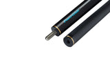 PowerGlide ARAMID 57 Inch 2 Piece Centre Joint Carbon Fibre Snooker Cue 10mm Tip