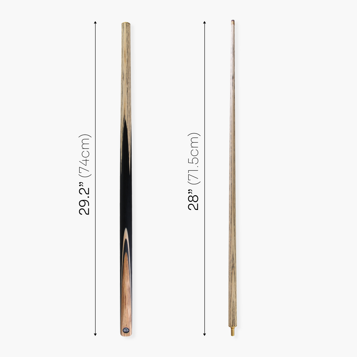 Baize Master Challenger 57" 2-Piece Cue - 9.3mm Tip with Case, Extension & Mini Butt
