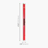 Baize Master SATIN LINE 3/4 Luxury Aluminium Cue Case - Holds 1 x 3/4 Joint Cue + Extensions
