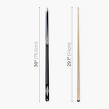 Jonny 8 Ball Geometric 57 Inch 2 Piece Snooker Pool Cue 10mm Tip