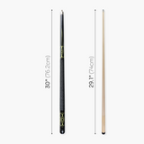 Jonny 8 Ball Geometric 57 Inch 2 Piece Snooker Pool Cue 10mm Tip
