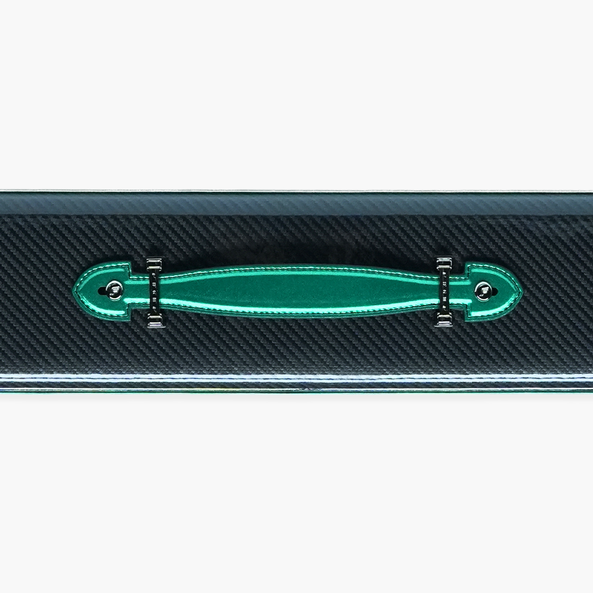 FFGM The Rocket Ronnie O'Sullivan 1 Piece 3 Slot Ultra Luxury Black and Green Snooker and Pool Cue Case - Holds 3 x One Piece Cues