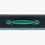 FFGM The Rocket Ronnie O'Sullivan 1 Piece 3 Slot Ultra Luxury Black and Green Snooker and Pool Cue Case - Holds 3 x One Piece Cues