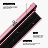Baize Master Summit One Piece Two Slot Luxury Aluminium Snooker and Pool Cue Case with Chunky Metal Ends – Holds 2 x One Piece Cues